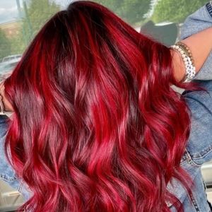 New Clip In Long 100% Human Hair Extensions 22"